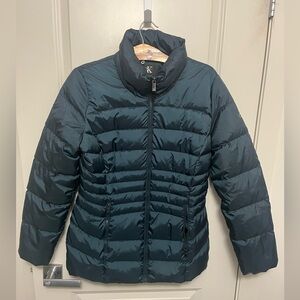 Calvin Klein Emerald Puffer Jacket in size S